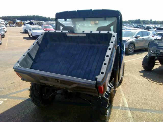 4XAUH9EA5EG349323 - 2014 POLARIS RANGER 900 BLUE photo 4