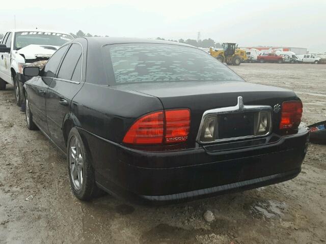 1LNHM87A11Y705280 - 2001 LINCOLN LS BLACK photo 3