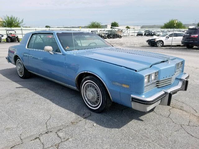 1G3AZ57Y8BE333930 - 1981 OLDSMOBILE TORONADO B BLUE photo 1