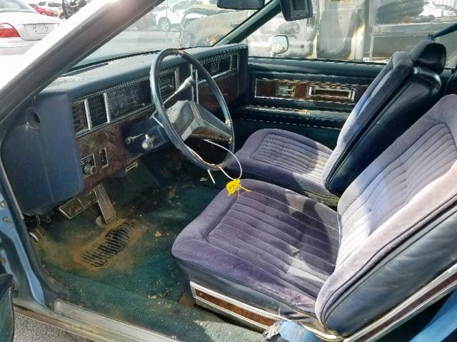 1G3AZ57Y8BE333930 - 1981 OLDSMOBILE TORONADO B BLUE photo 5