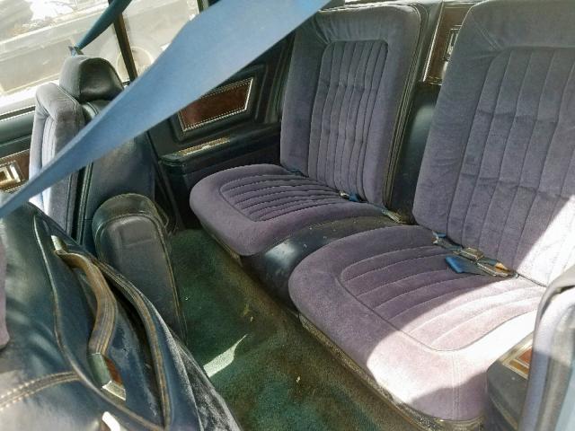 1G3AZ57Y8BE333930 - 1981 OLDSMOBILE TORONADO B BLUE photo 6