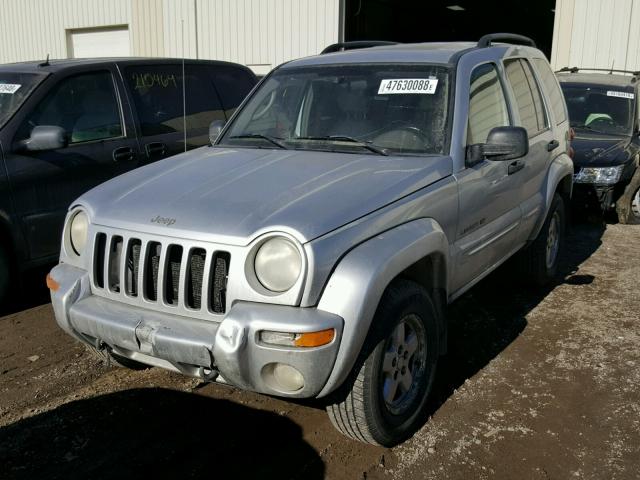 1J8GL58KX2W308357 - 2002 JEEP LIBERTY LI SILVER photo 2