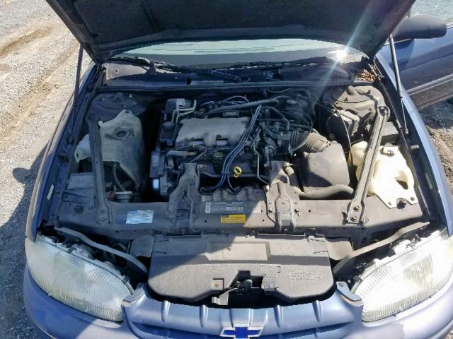 2G1WL52M5S9356539 - 1995 CHEVROLET LUMINA BLUE photo 7