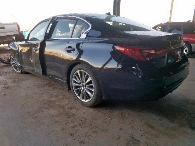 JN1EV7AP3JM364700 - 2018 INFINITI Q50 LUXE BLACK photo 3