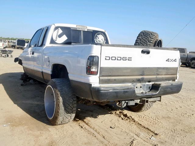 3B7KF2365XG172811 - 1999 DODGE RAM 2500 WHITE photo 3