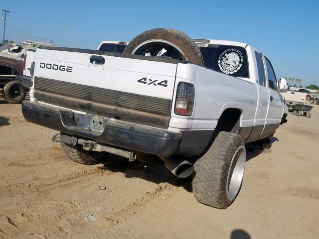 3B7KF2365XG172811 - 1999 DODGE RAM 2500 WHITE photo 4