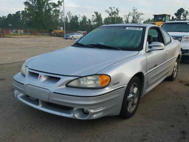 1G2NW12E31M665864 - 2001 PONTIAC GRAND AM G SILVER photo 2