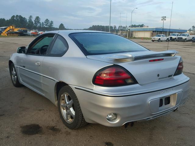 1G2NW12E31M665864 - 2001 PONTIAC GRAND AM G SILVER photo 3