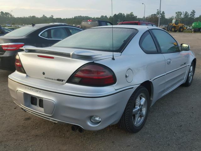 1G2NW12E31M665864 - 2001 PONTIAC GRAND AM G SILVER photo 4