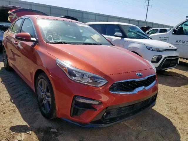 3KPF54AD5KE062900 - 2019 KIA FORTE EX ORANGE photo 1