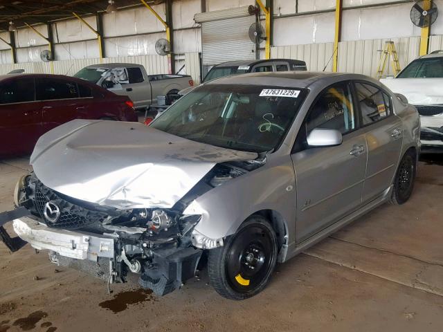 JM1BK323271767705 - 2007 MAZDA 3 S SILVER photo 2