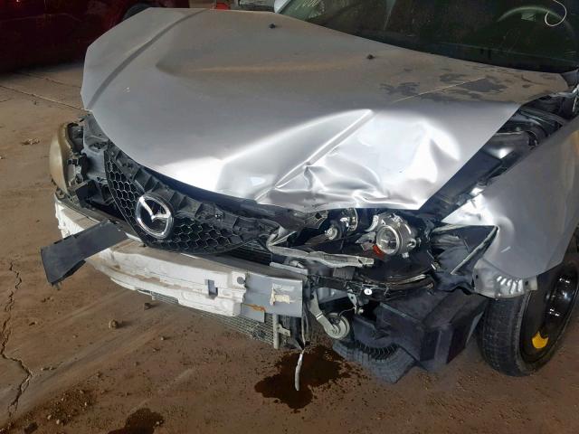 JM1BK323271767705 - 2007 MAZDA 3 S SILVER photo 9