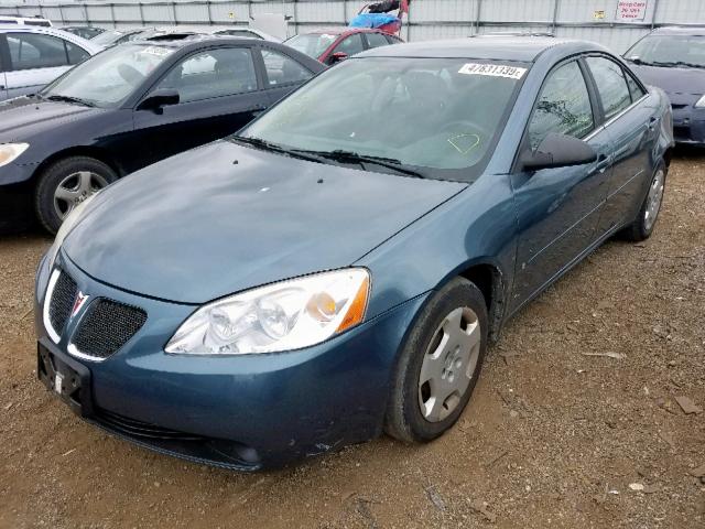 1G2ZF55B864155446 - 2006 PONTIAC G6 SE BLUE photo 2