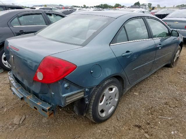 1G2ZF55B864155446 - 2006 PONTIAC G6 SE BLUE photo 4