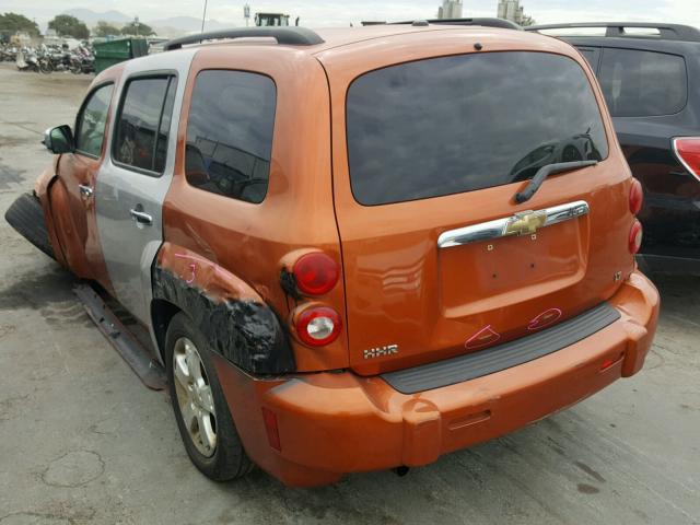 3GNDA23D67S628616 - 2007 CHEVROLET HHR LT ORANGE photo 3