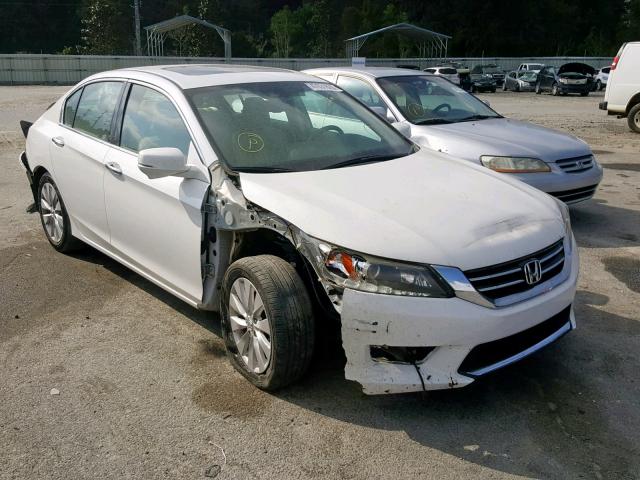 1HGCR3F84FA026686 - 2015 HONDA ACCORD EXL WHITE photo 1