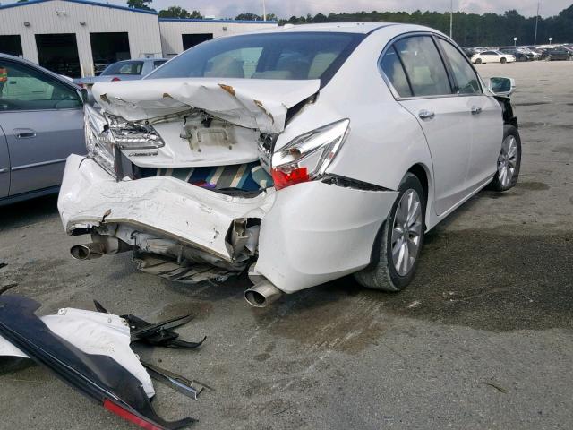 1HGCR3F84FA026686 - 2015 HONDA ACCORD EXL WHITE photo 4