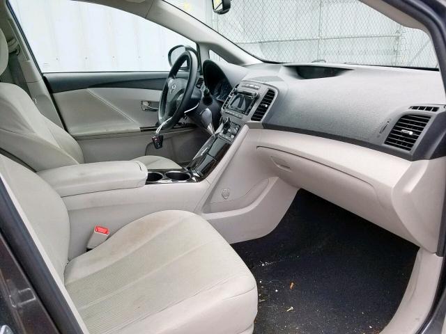 4T3ZA3BB1AU029511 - 2010 TOYOTA VENZA GRAY photo 5