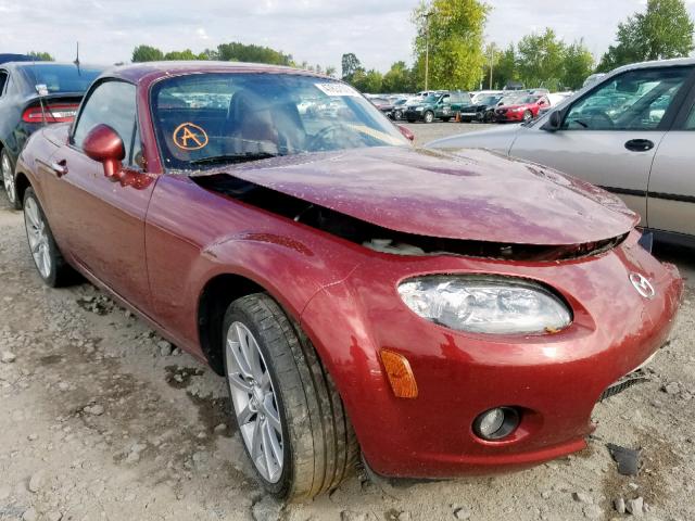 JM1NC26F680156558 - 2008 MAZDA MX-5 MIATA BURGUNDY photo 1