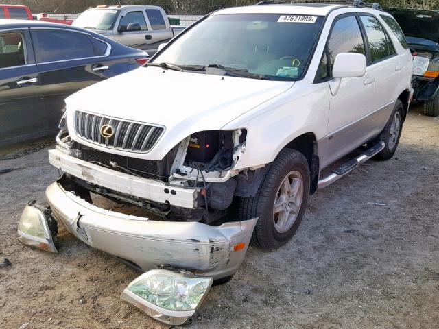 JTJGF10U830158044 - 2003 LEXUS RX 300 WHITE photo 2