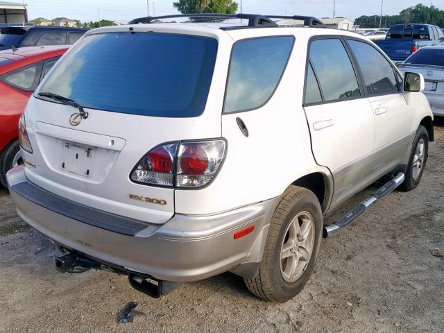 JTJGF10U830158044 - 2003 LEXUS RX 300 WHITE photo 4