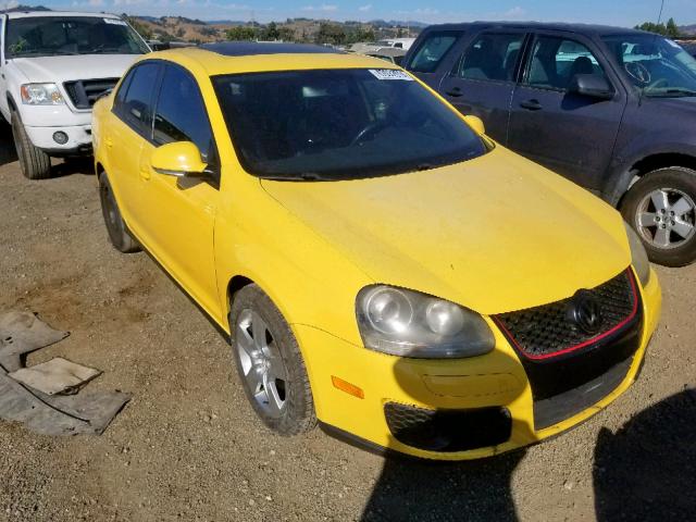 3VWWJ71KX7M179653 - 2007 VOLKSWAGEN JETTA GLI YELLOW photo 1