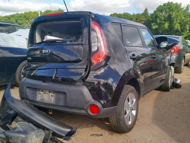 KNDJN2A20G7844607 - 2016 KIA SOUL BLACK photo 4