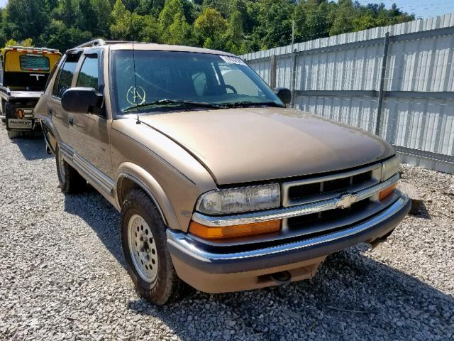 1GNDT13W1X2124055 - 1999 CHEVROLET BLAZER GOLD photo 1