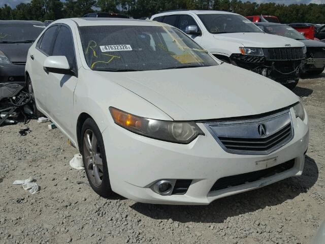 JH4CU2F60DC003427 - 2013 ACURA TSX TECH WHITE photo 1