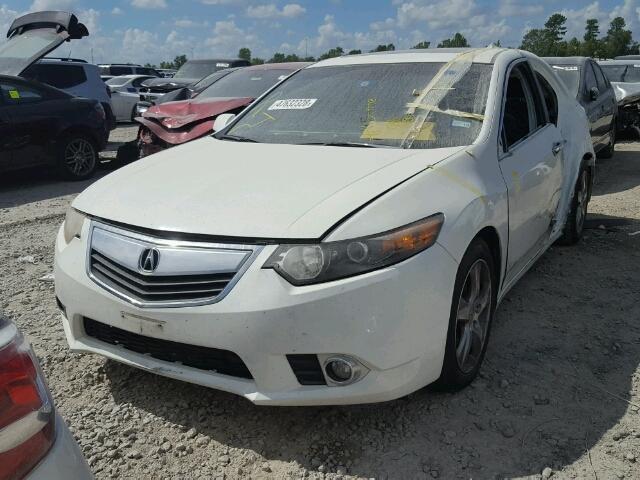 JH4CU2F60DC003427 - 2013 ACURA TSX TECH WHITE photo 2