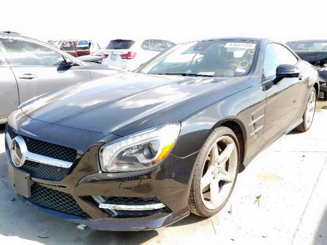 WDDJK7DA9DF005328 - 2013 MERCEDES-BENZ SL 550 BLACK photo 2