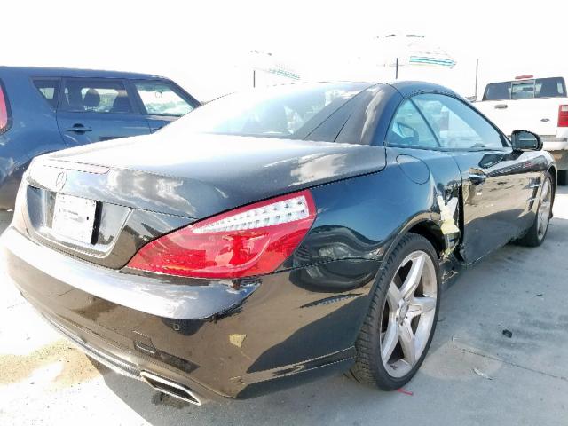 WDDJK7DA9DF005328 - 2013 MERCEDES-BENZ SL 550 BLACK photo 4