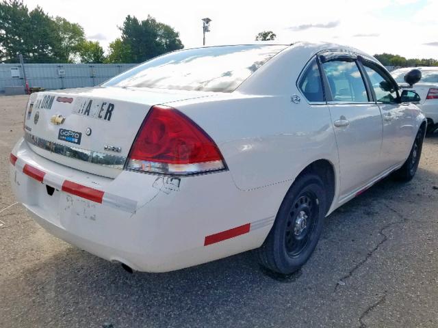 2G1WS553881331602 - 2008 CHEVROLET IMPALA POL WHITE photo 4