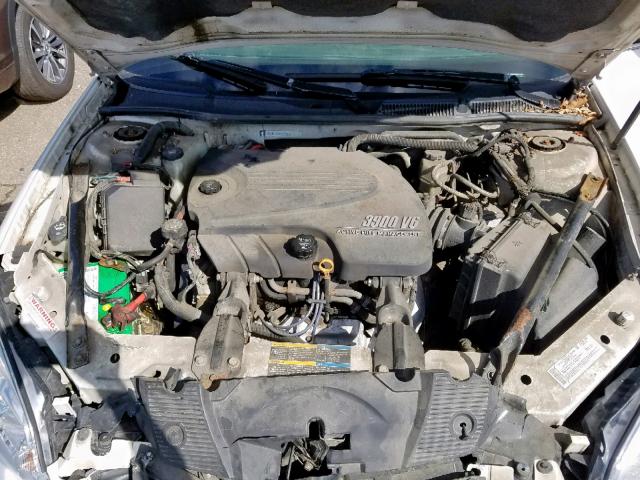 2G1WS553881331602 - 2008 CHEVROLET IMPALA POL WHITE photo 7