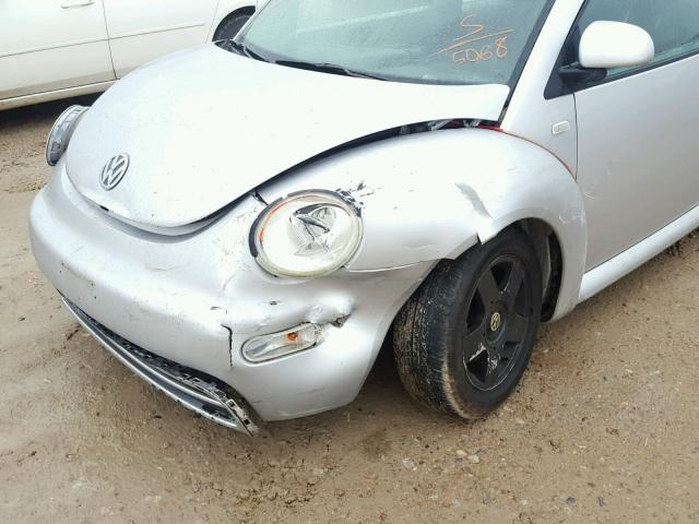 3VWBC21C3XM435068 - 1999 VOLKSWAGEN NEW BEETLE Gümüş foto 9