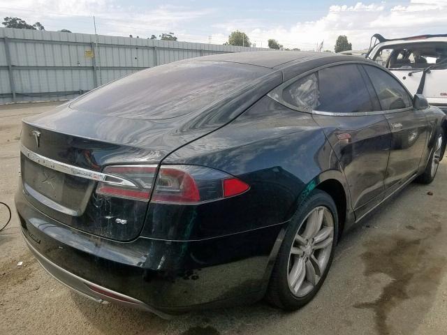 5YJSA1DN9DFP17473 - 2013 TESLA MODEL S BLACK photo 4