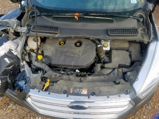 1FMCU0G92HUA14004 - 2017 FORD ESCAPE SE GRAY photo 7