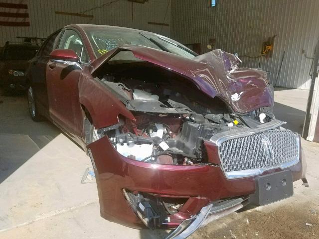 3LN6L5MU6HR602128 - 2017 LINCOLN MKZ HYBRID MAROON photo 1