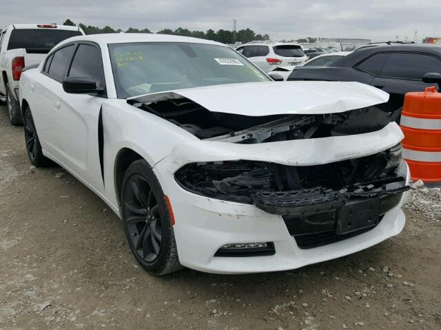 2C3CDXHG0JH167438 - 2018 DODGE CHARGER SX WHITE photo 1