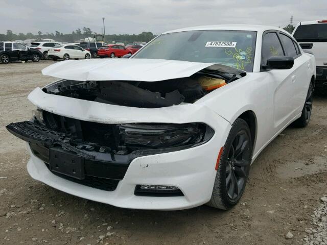 2C3CDXHG0JH167438 - 2018 DODGE CHARGER SX WHITE photo 2