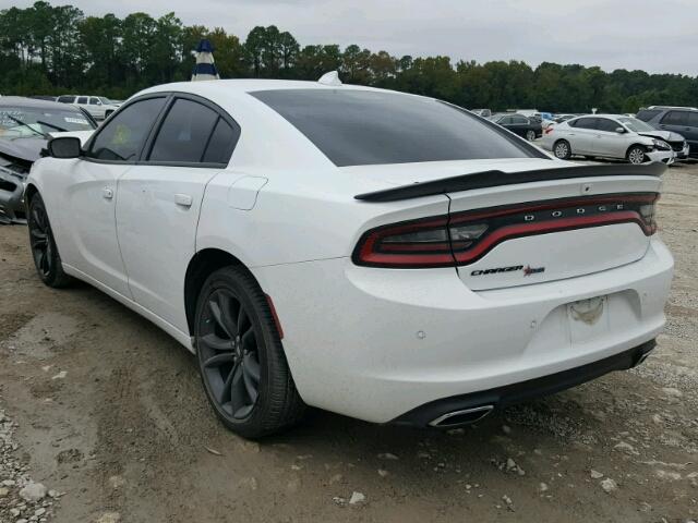 2C3CDXHG0JH167438 - 2018 DODGE CHARGER SX WHITE photo 3