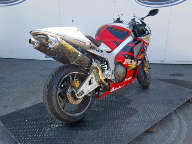 JH2SC45354M401155 - 2004 HONDA RVT1000 R RED photo 4