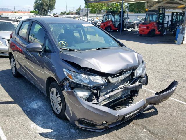 3HGGK5H46KM719364 - 2019 HONDA FIT LX GRAY photo 1