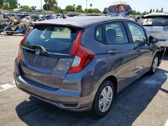 3HGGK5H46KM719364 - 2019 HONDA FIT LX GRAY photo 4