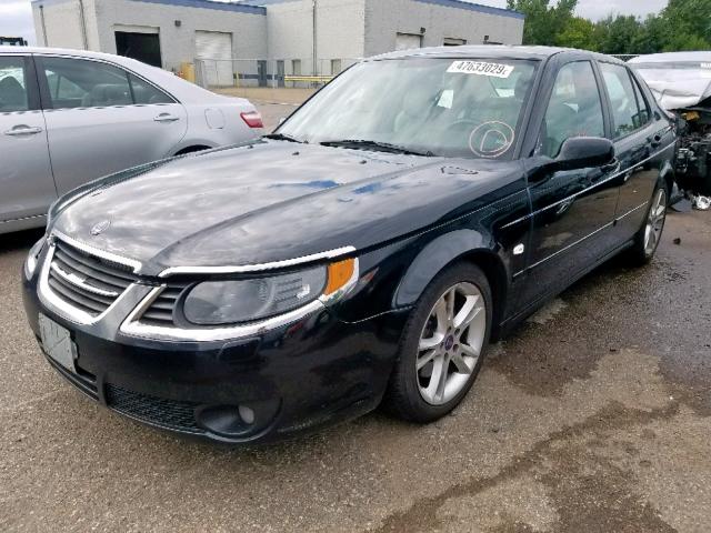 YS3EH49G573524378 - 2007 SAAB 9-5 AERO BLACK photo 2