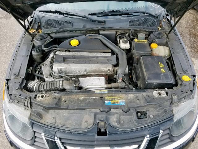 YS3EH49G573524378 - 2007 SAAB 9-5 AERO BLACK photo 7