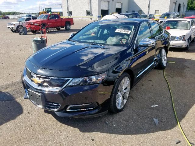 1G1155S38EU112595 - 2014 CHEVROLET IMPALA LTZ BLACK photo 2