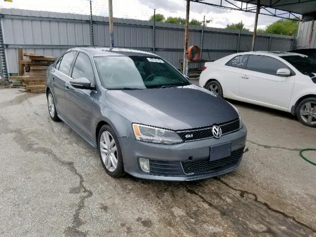 3VW4A7AJ8CM366740 - 2012 VOLKSWAGEN JETTA GLI GRAY photo 1