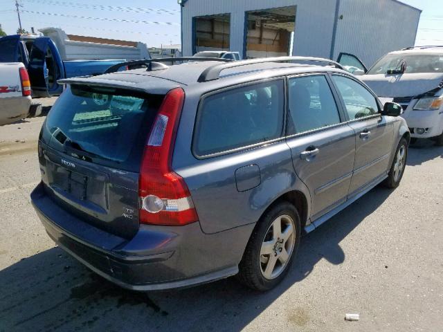 YV1MJ682472294177 - 2007 VOLVO V50 T5 GRAY photo 4