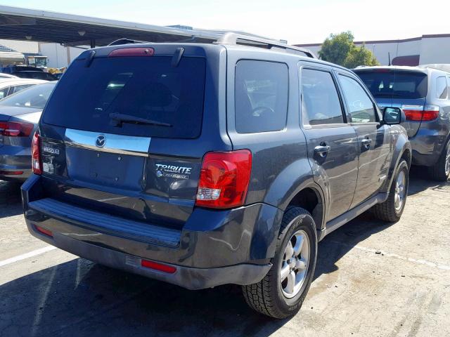 4F2CZ49H28KM23732 - 2008 MAZDA TRIBUTE HY TEAL photo 4